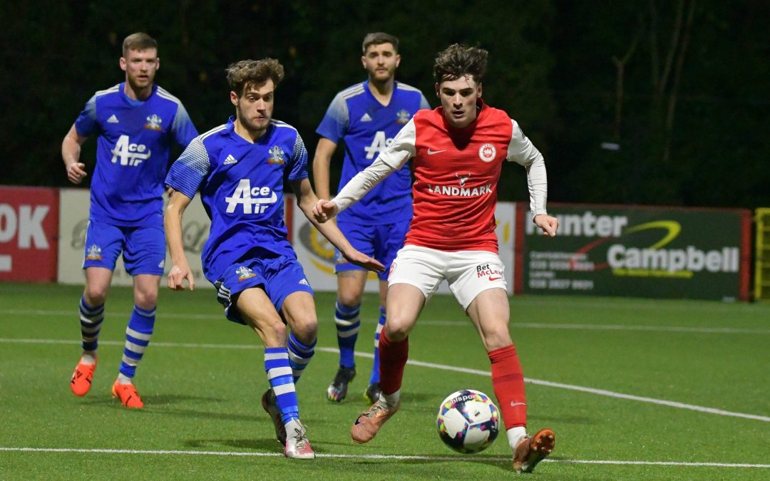 Larne Progress to a Fourth Consecutive County Antrim Shield Final